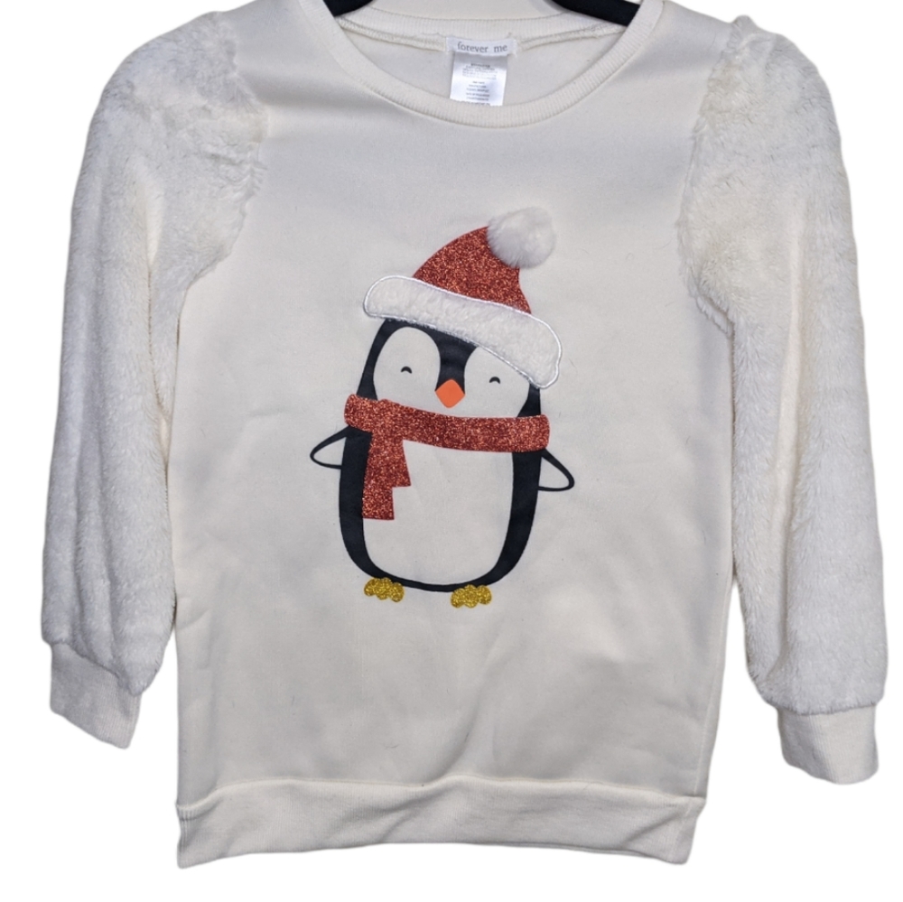 Forever Me Children's Santa Penguin Sweater 🐧🎅✨